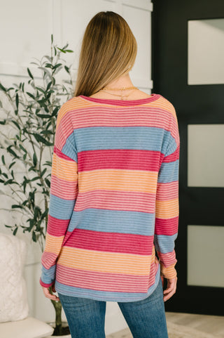 Haptics Back Home  Drop Shoulder Top