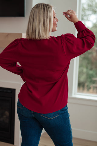 Jodifl Back in Business V-Neck Blouse