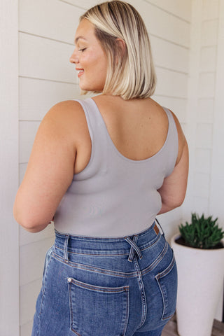 Yelete The Basics Bodysuit in Grey