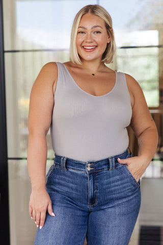 Yelete The Basics Bodysuit in Grey