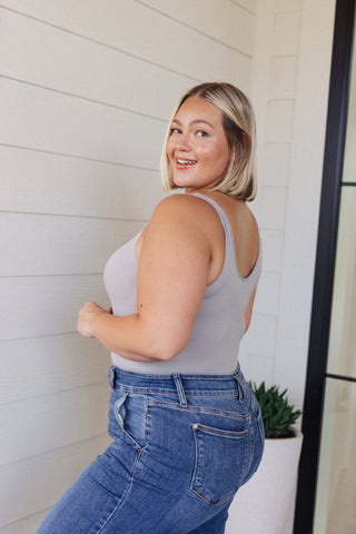 Yelete The Basics Bodysuit in Grey