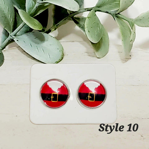 Classic Christmas Studs | Style 10-Sunshine and Wine Boutique