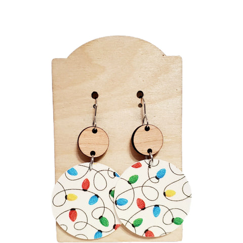 Christmas Light Earrings | Style 35-Earrings-Sunshine and Wine Boutique