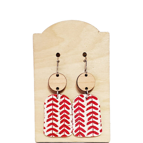 Chevron Earrings-Sunshine and Wine Boutique