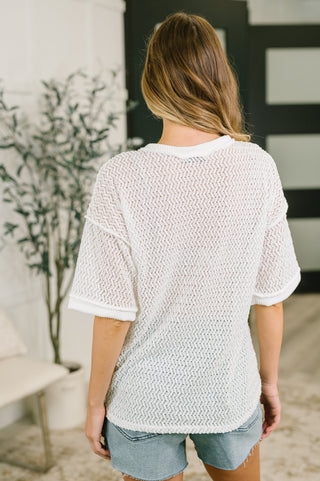 Heimish Beginning to Care Textured Oversized Top