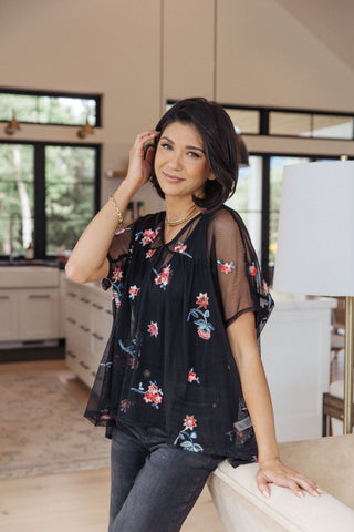 Now N Forever Best We've Got Embroidered Blouse