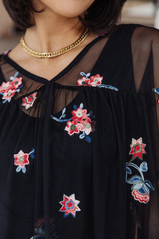 Now N Forever Best We've Got Embroidered Blouse