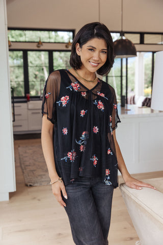 Now N Forever Best We've Got Embroidered Blouse