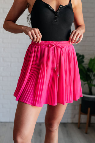Jodifl Bet Your Bottom Dollar Skirt in Hot Pink