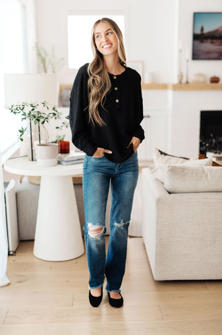 Sew In Love Better Than Best Henley Top