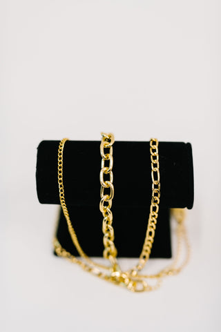 One Eleven North Big, Bold and Beautiful Layered Chunky Necklace in Gold