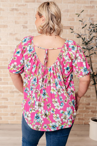 Shopin La Bloom So Bright Floral Top