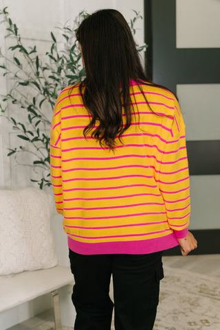 One Eleven North Bold Comfort Contrast Drop Shoulder Pullover