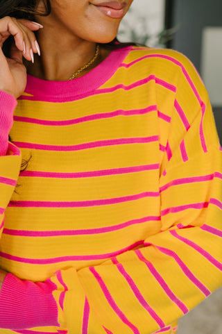 One Eleven North Bold Comfort Contrast Drop Shoulder Pullover