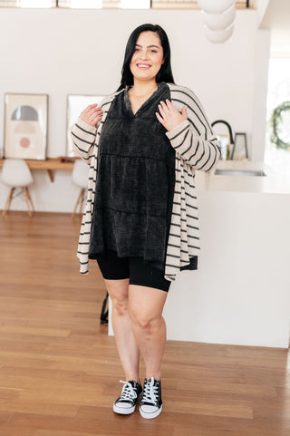 White Birch Borrowed Time Mineral Wash V-Neck Dress