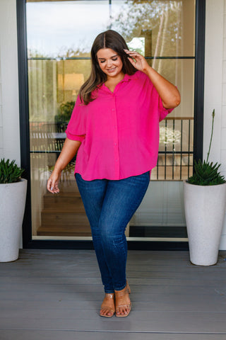 One Eleven North Bounding Beauty Button Down Blouse