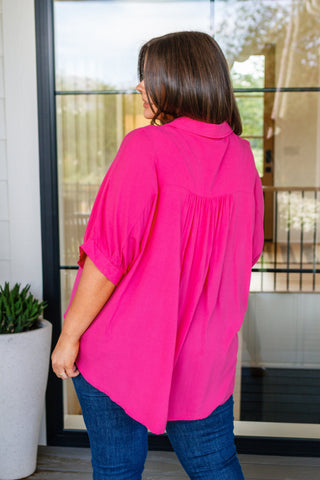 One Eleven North Bounding Beauty Button Down Blouse