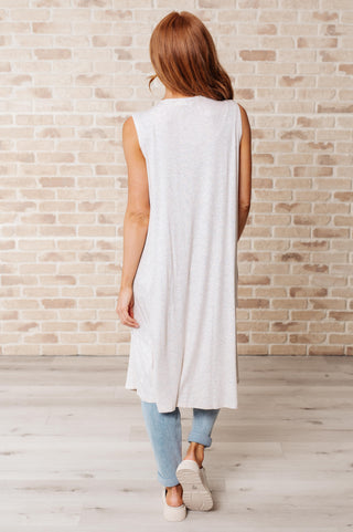 A.gain Breezy Boho Sleeveless Cardigan