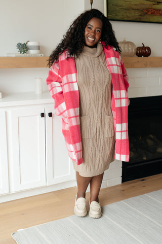 Polagram Bundled Beauty Turtleneck Sweater Dress