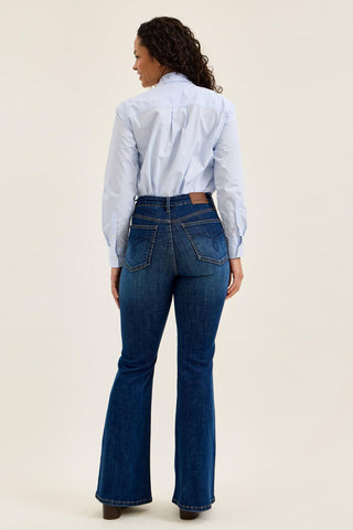 Judy Blue High Waist Tummy Control Charlotte Flare Denim Jeans 881188