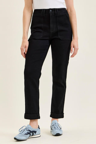 Judy Blue High Waist Black Aurora Weekender Denim Jeans 881217
