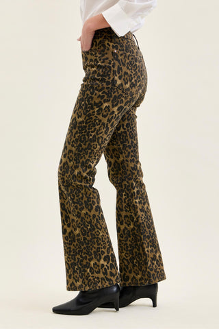 Judy Blue High Waist Leopard Bootcut Denim Jeans 881183