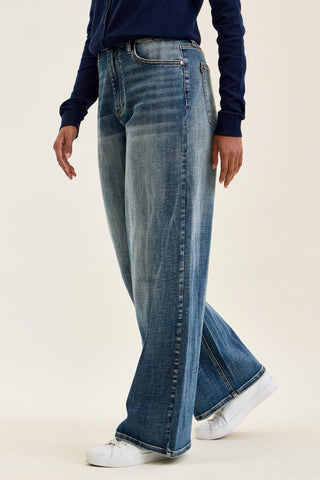 Judy Blue High Waist Vintage Blast Wilhelmina Baggy Denim Jeans 881157