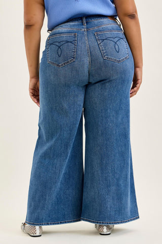 Judy Blue High Waist Palazzo Denim Jeans 82749