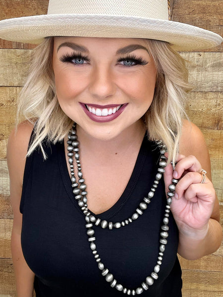 Amarillo Long Necklace - Exclusive-Necklaces-Sunshine and Wine Boutique