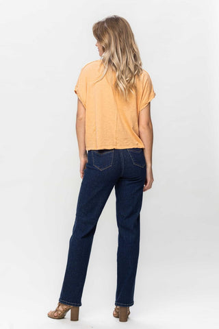 Judy Blue High Waist "Tummy Control" Classic Straight Denim Jeans 88575