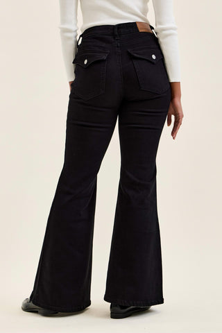 Judy Blue Low Rise Black Jaqueline Flare Denim Jeans 881181