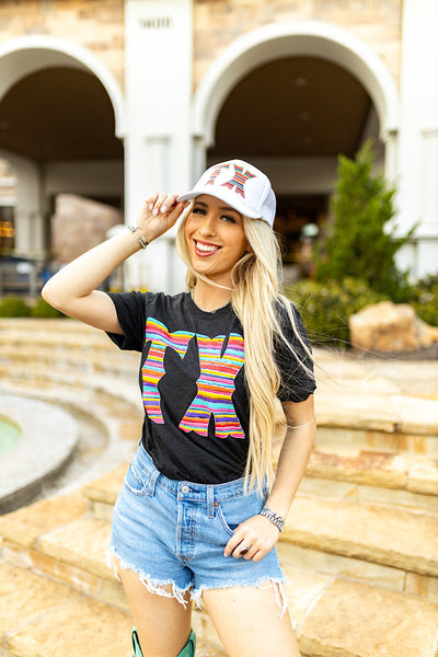 Texas True Threads Serape State Custom Foam Trucker Cap - Exclusive-Hats-Sunshine and Wine Boutique