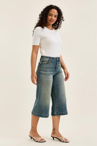 Judy Blue High Waist Marian Culotte Denim Jeans 881143