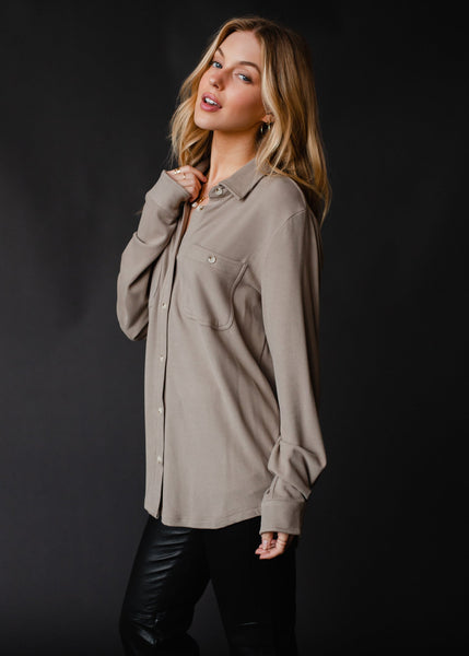 Panache Tan Super Soft Button Up-Clothing-Sunshine and Wine Boutique