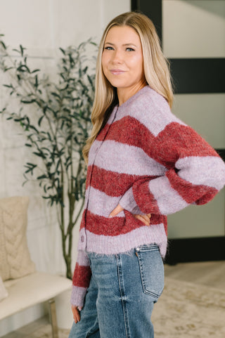 Haptics Callin' Be Back Again Casual Button Down Sweater