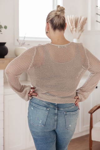 One Eleven North Calming Down Loose Knit Top