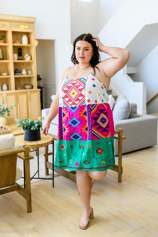 Andree By Unit Camilla Tiered Embroidered Dress