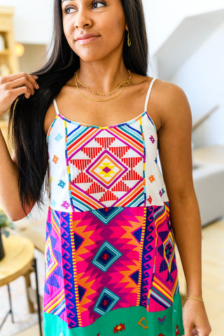Andree By Unit Camilla Tiered Embroidered Dress