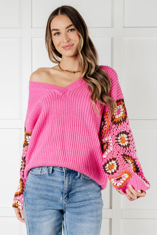 BiBi Can't Stop this Feeling V-Neck Knit Sweater