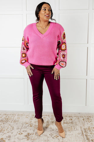 BiBi Can't Stop this Feeling V-Neck Knit Sweater