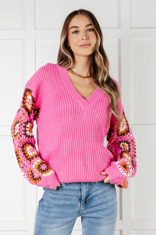 BiBi Can't Stop this Feeling V-Neck Knit Sweater