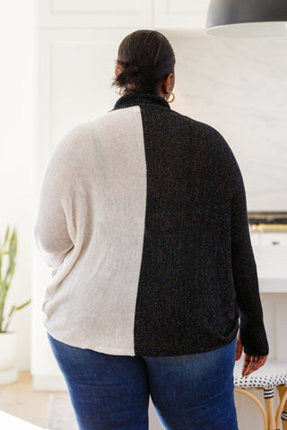 Jodifl Can't Touch This Sparkle Color Blocked Sweater