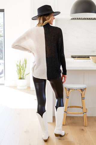 Jodifl Can't Touch This Sparkle Color Blocked Sweater