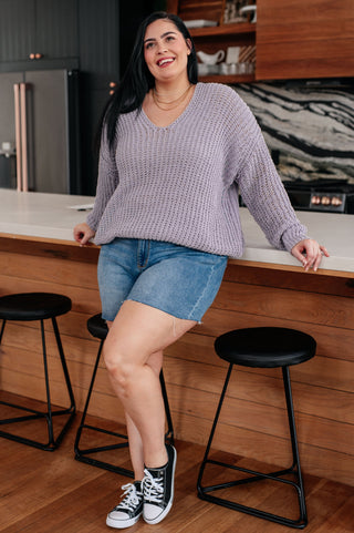Andree By Unit Captured My Interest Chunky V-Neck Sweater