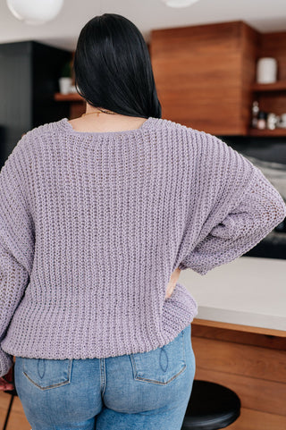 Andree By Unit Captured My Interest Chunky V-Neck Sweater