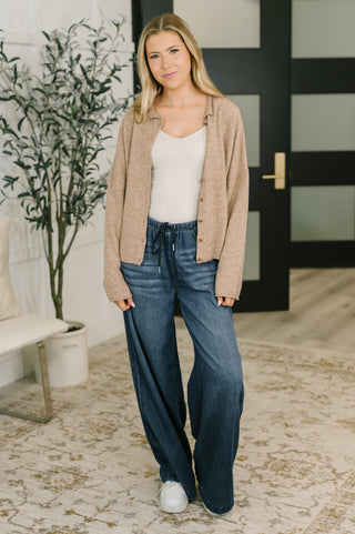 Zenana Careful Consideration Collared Button Down in Mocha