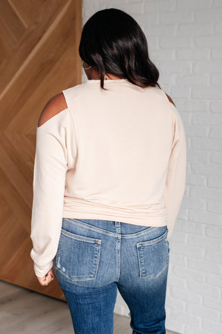 One Eleven North Carefully Crafted Cold Shoulder Blouse
