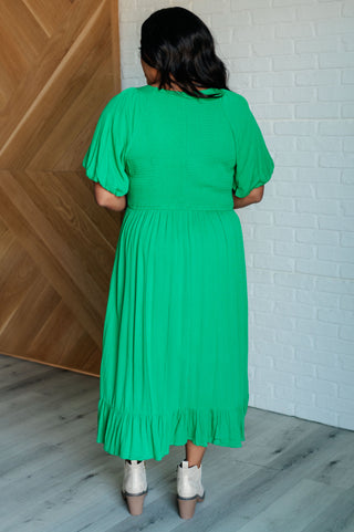Jodifl Catch a Cloud and Pin it Down Smocked Bodice Dress