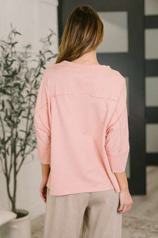 One Eleven North Catch a Star Mixed Print Star Patch Top