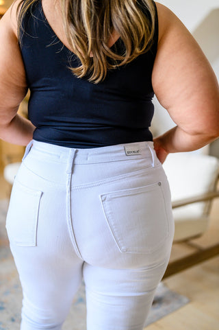 Judy Blue Certifiably Cool Mid Rise Capris - Exclusive